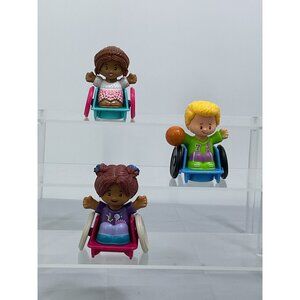 Fisher Price Little People Wheelchair Friends Action Figure Set of 3